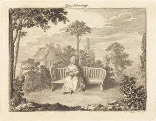 Infancy, by Daniel Nikolaus Chodowiecki, ink, 1793