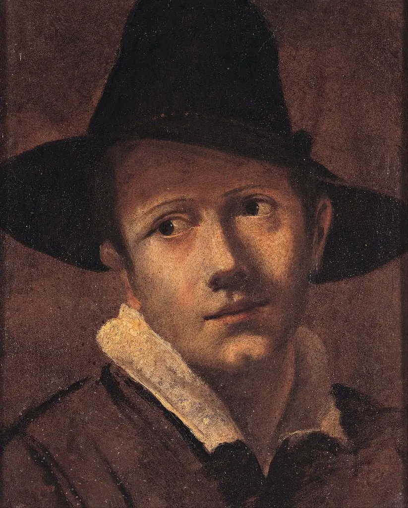 Portrait of a Young Man, by Ludovico Carracci, oil, 1592