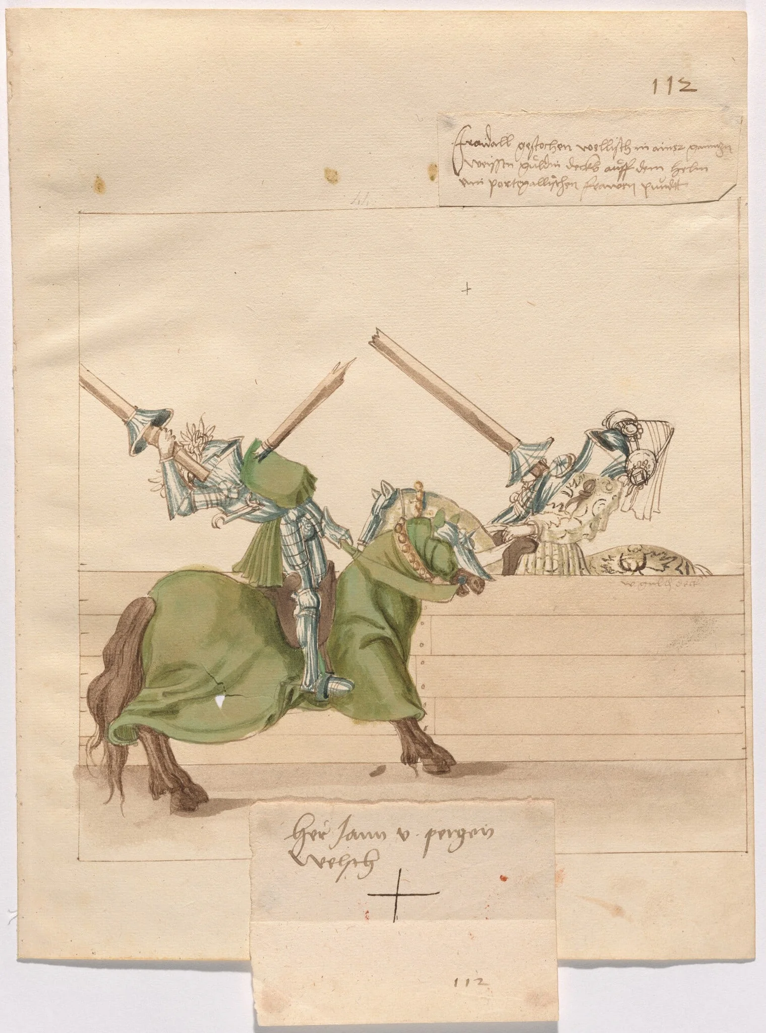 Italian Joust of Peace, detail