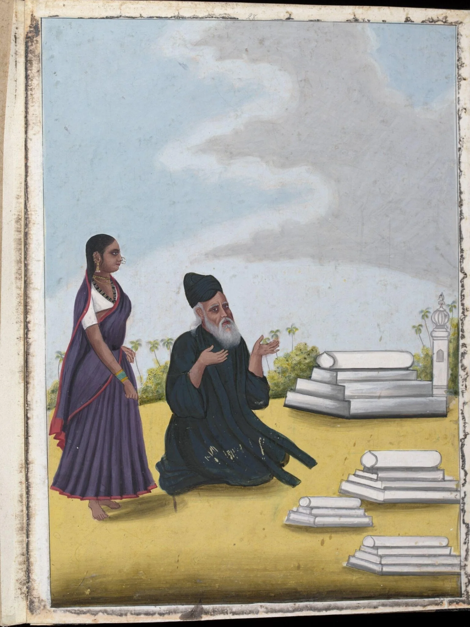 A 'kazi' and his wife, detail