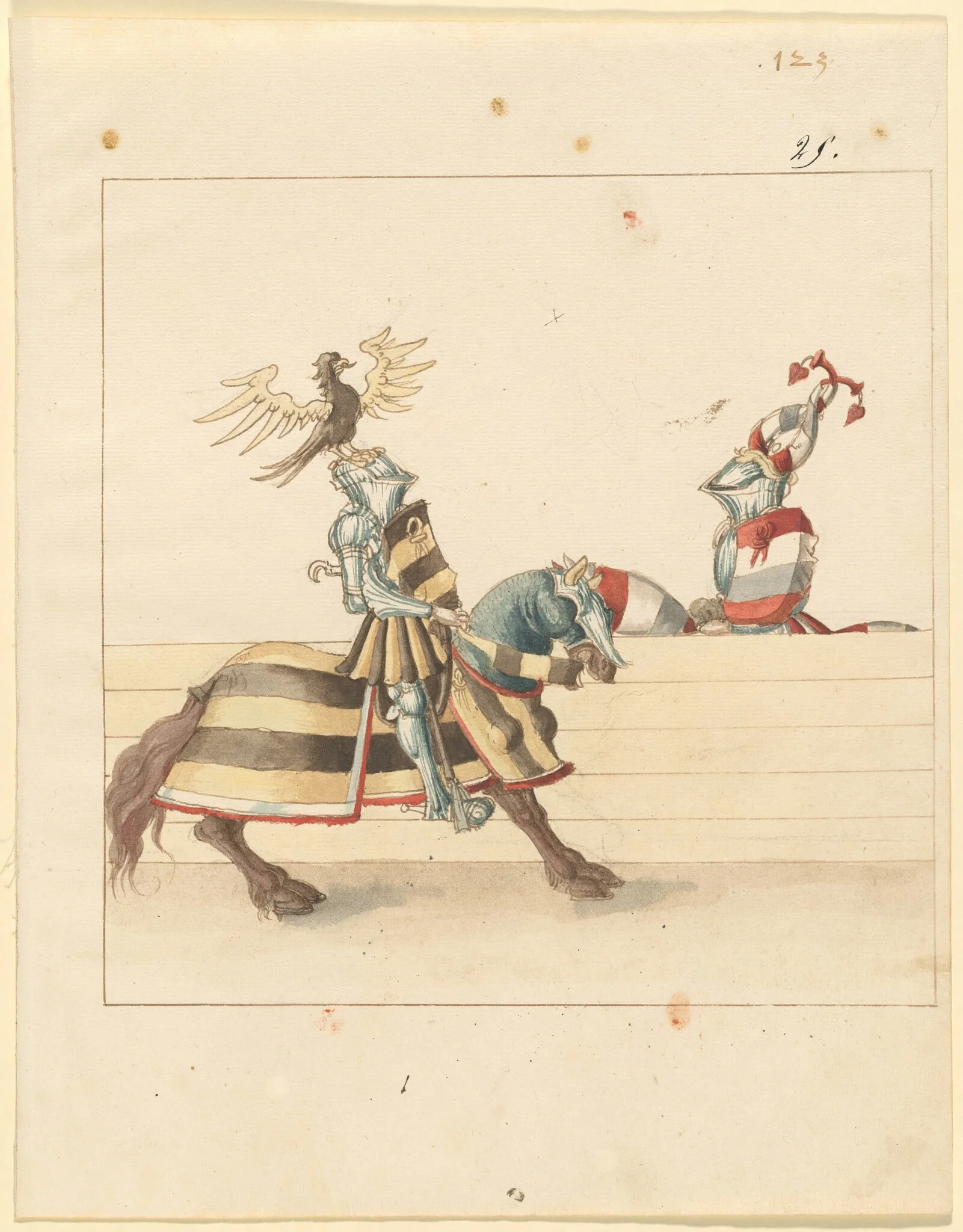 Italian Joust of Peace, detail
