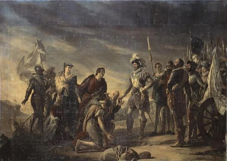 Henri IV devant Paris assiégé, août 1590, detail