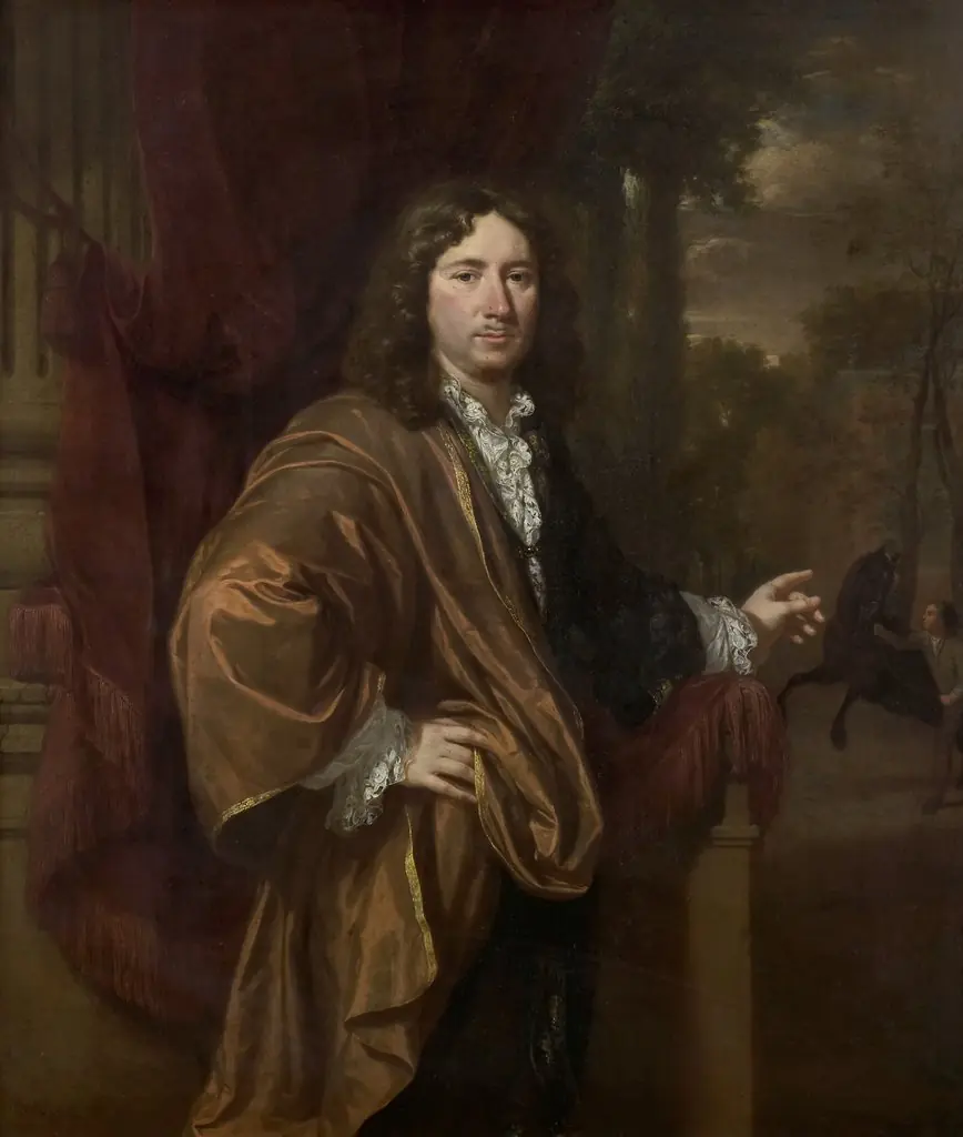 Portrait of a Man, by Jan Verkolje, oil, 1693