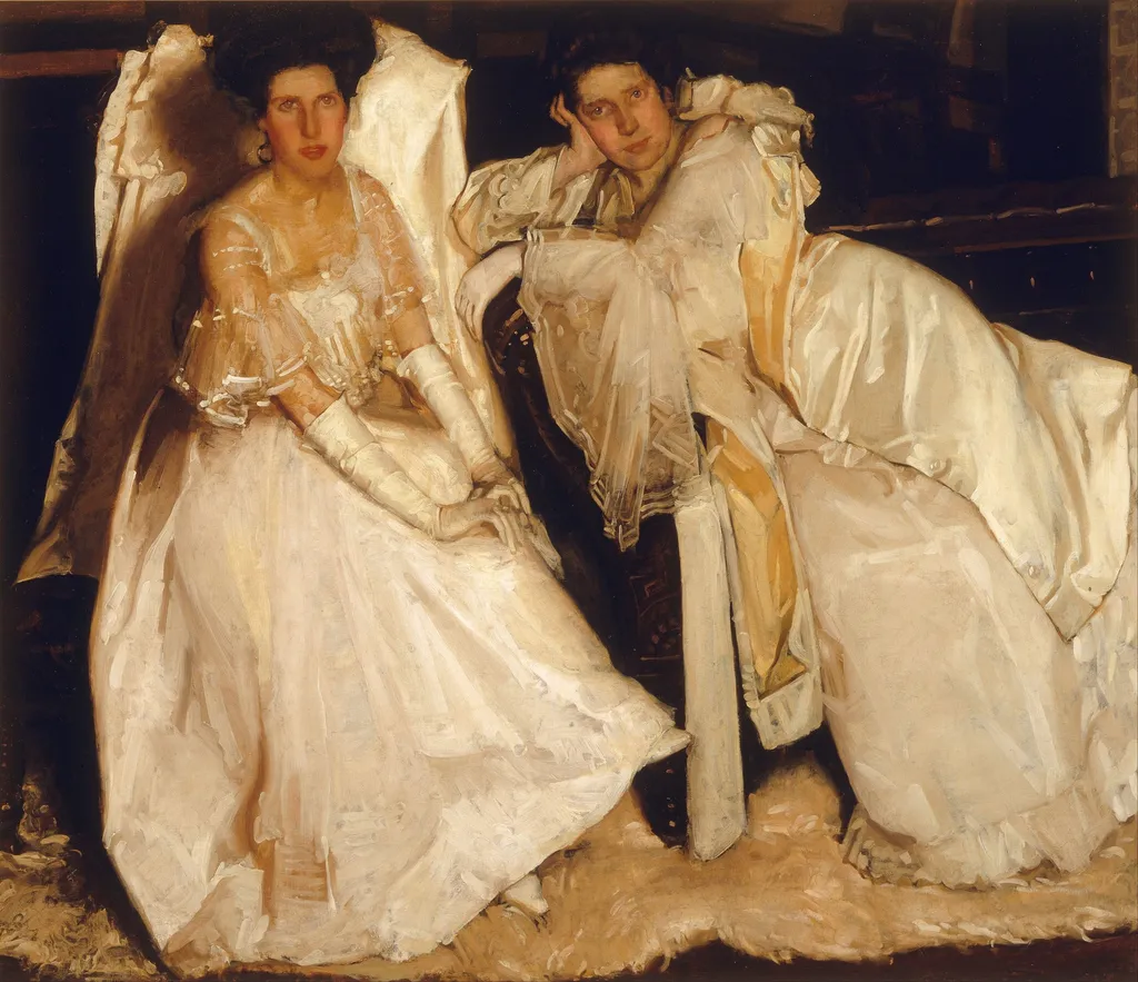 The sisters, by Hugh Ramsay, oil, 1904