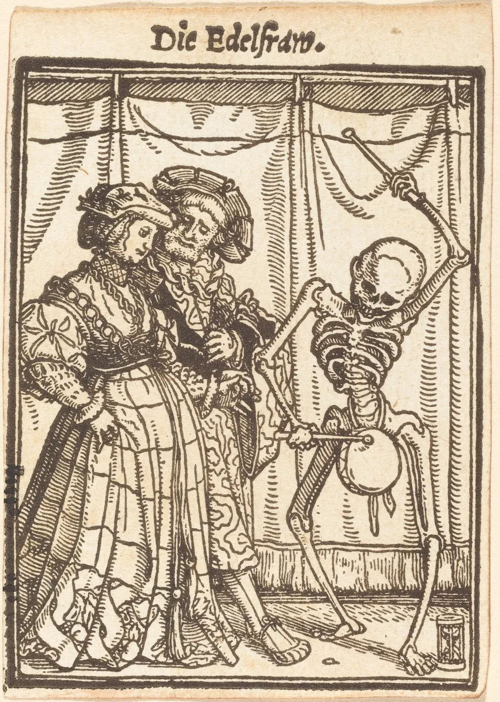 Die Edelfrau (The Noblewoman), by Hans Lützelburger, ink, 1526