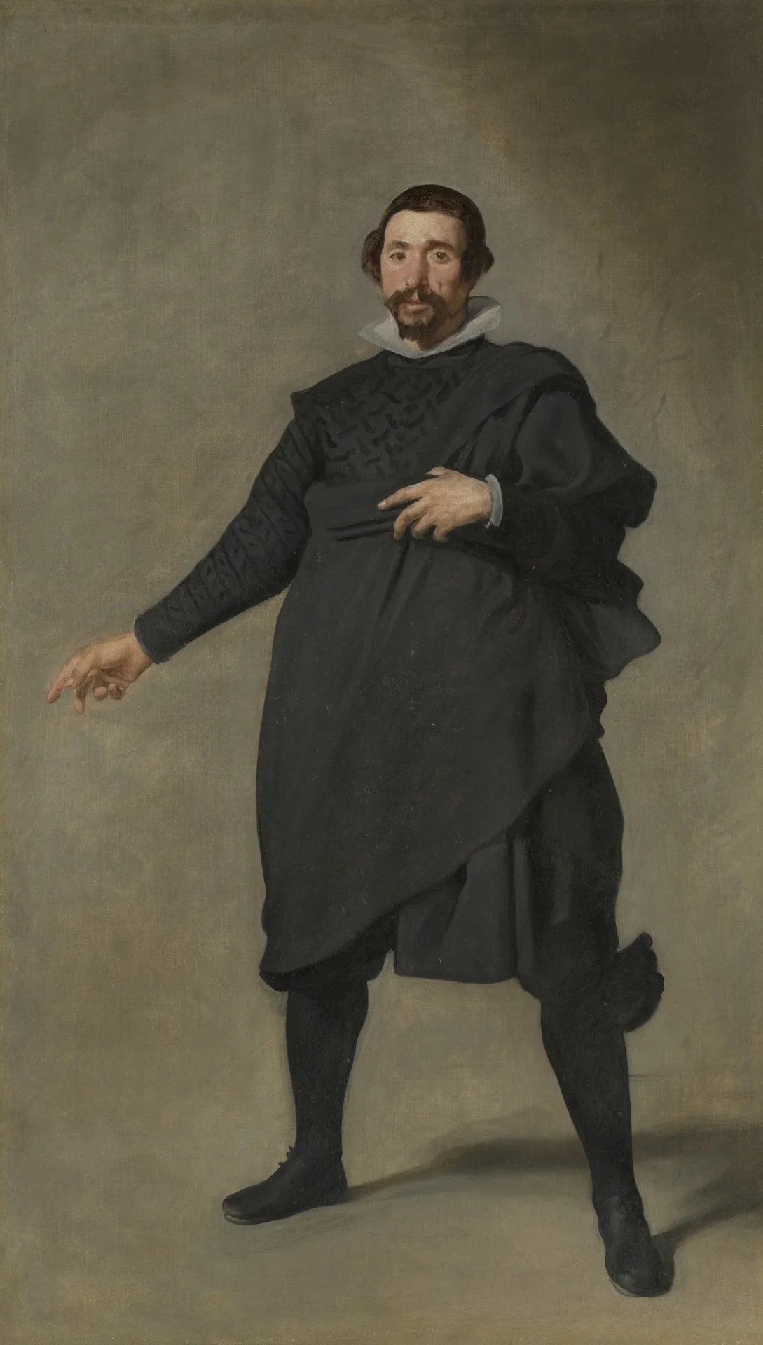 Portrait of Pablo de Valladolid, detail