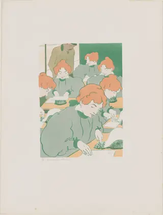 Les petits machines à écrire, by Hermann Paul, ink, 1896