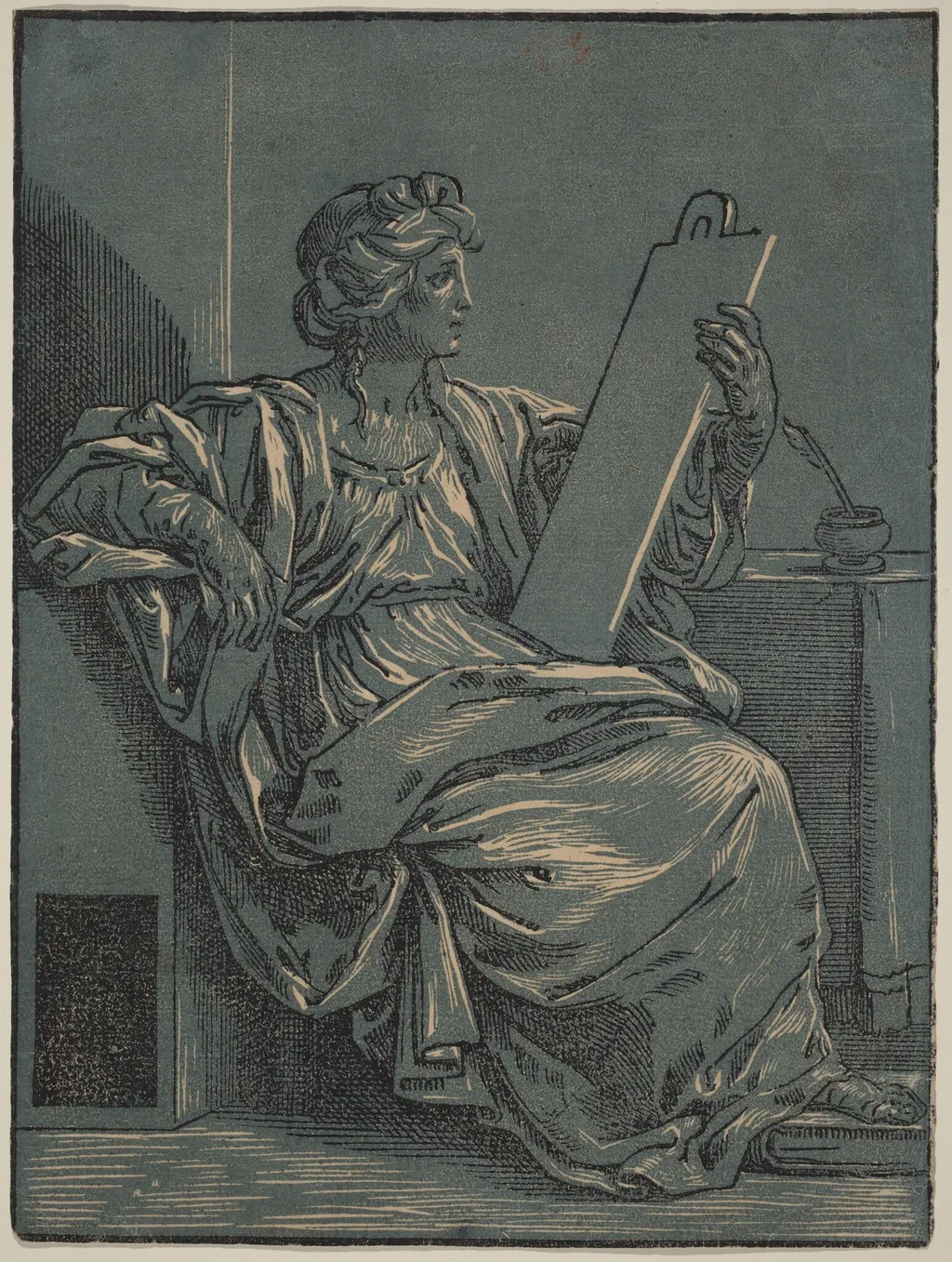 Sibyl, by Giuseppe Maria Moretti, ink, 1630
