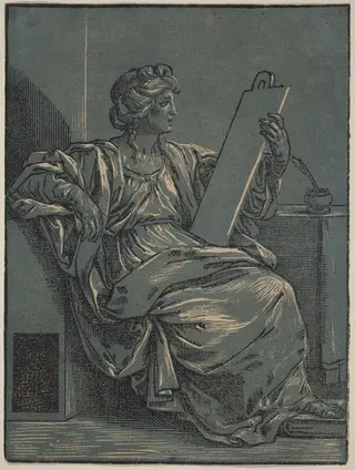 Sibyl, by Giuseppe Maria Moretti, ink, 1630