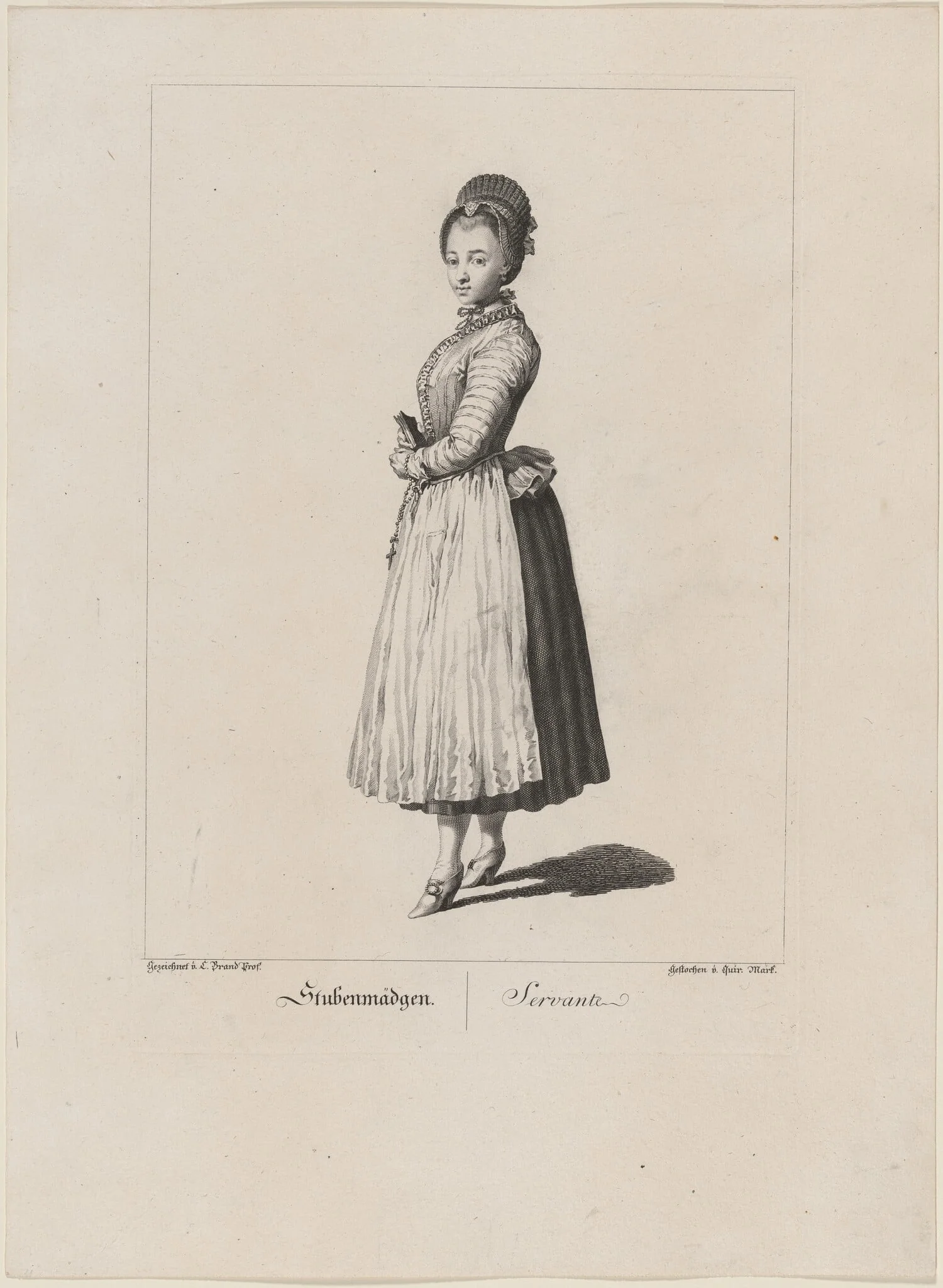 Stubenmädgen (Servant Girl), detail