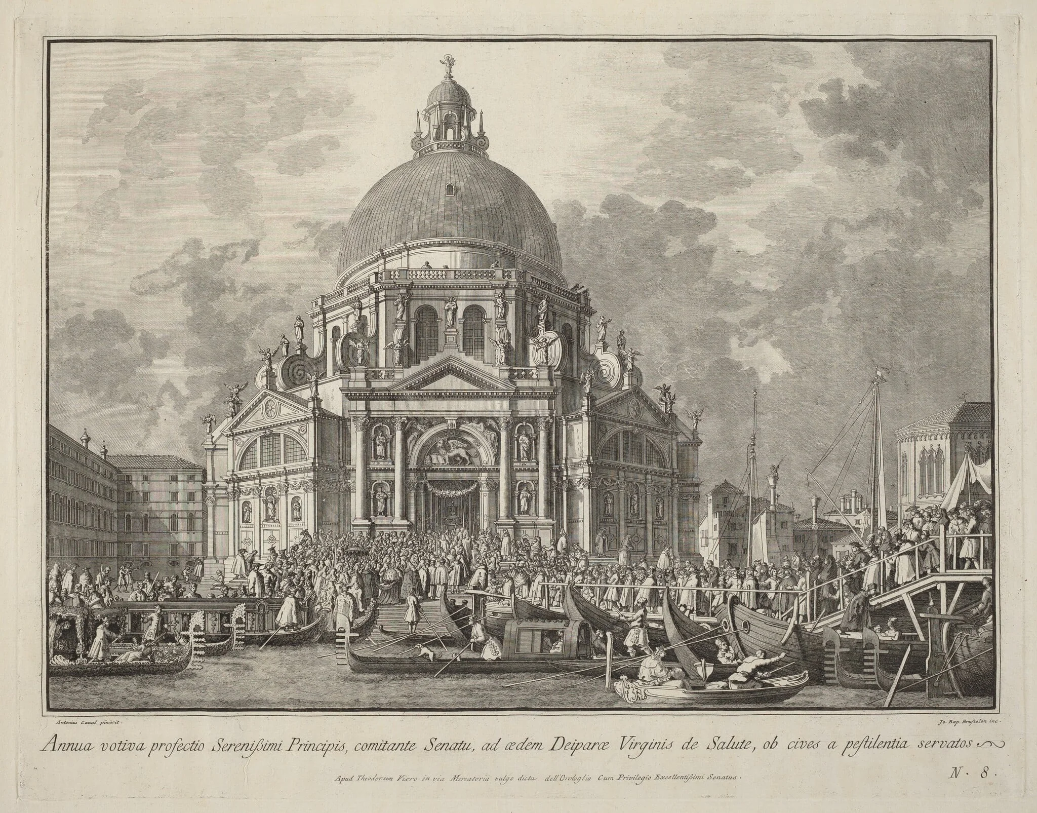 Annual Visit of the Doge to Santa Maria della Salute, detail