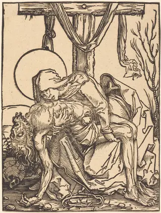 Pietà, by Weiditz, II, Hans, ink, 1518