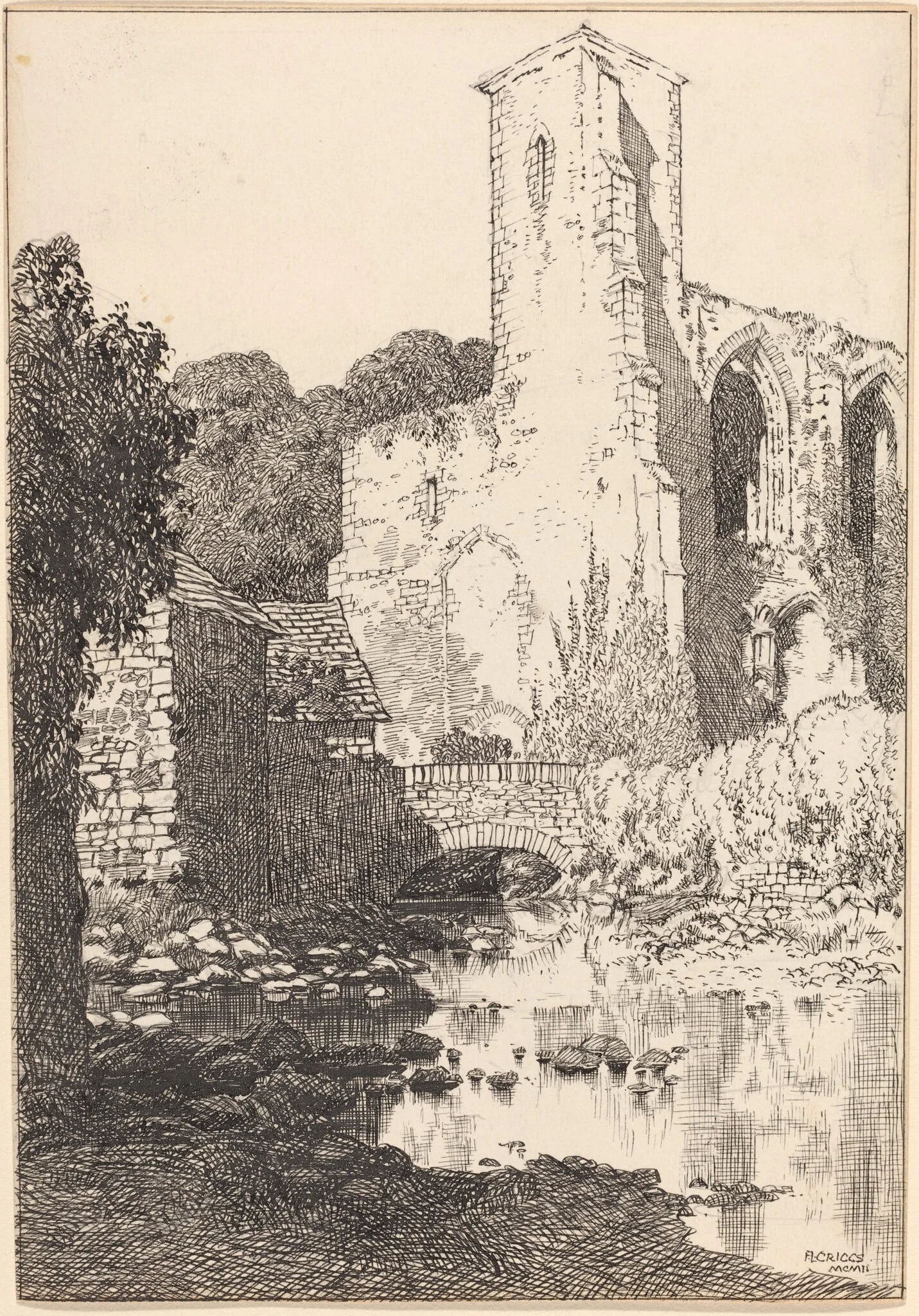 St. Mary's College, St. David's, detail