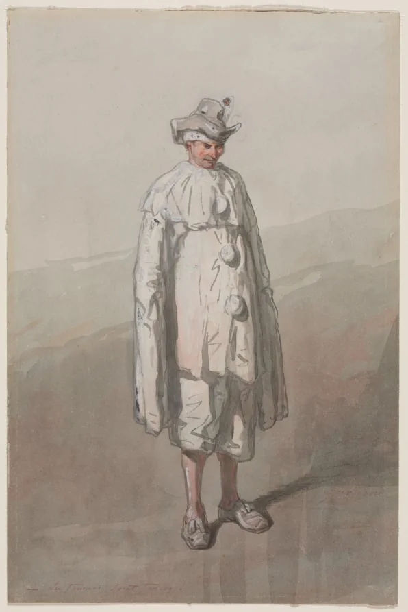 Pierrot, detail