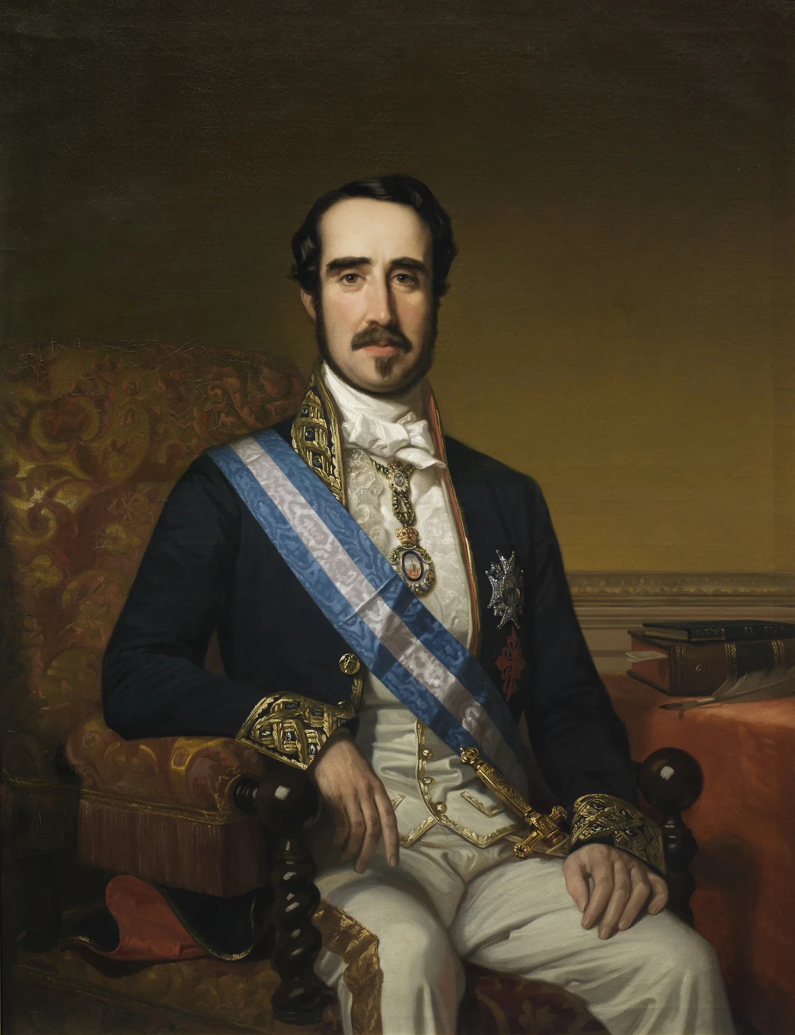 Mariano Roca de Togores y Carrasco I marqués de Molins ministro de Fomento, detail