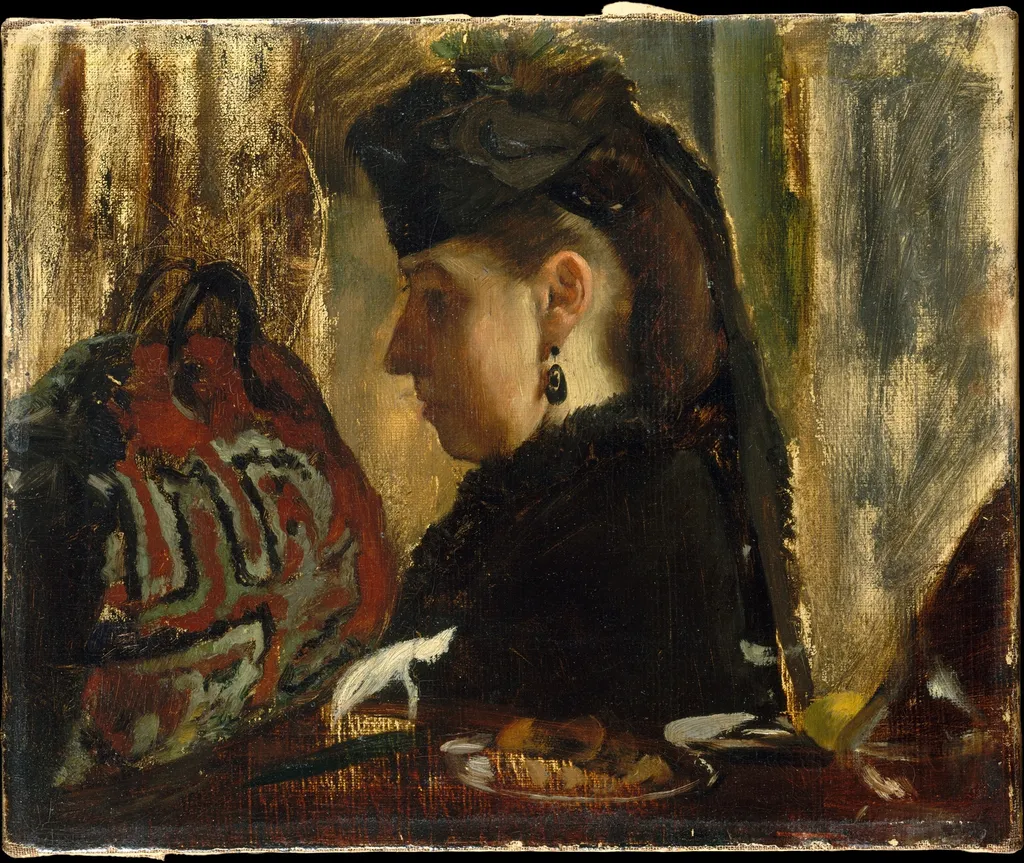 Mademoiselle Marie Dihau (1843–1935), by Edgar Degas, oil, 1867