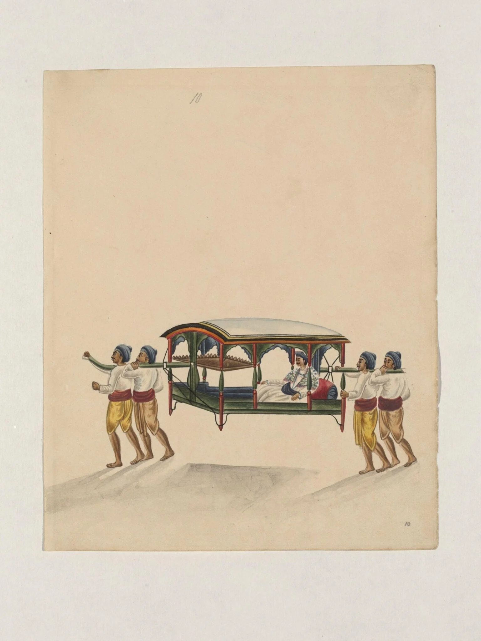 One of Forty-two drawings of occupations and conveyances, detail