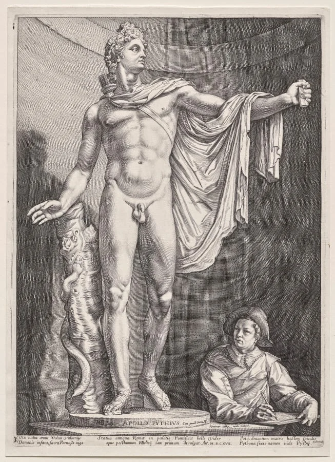 Apollo Belvedere, detail