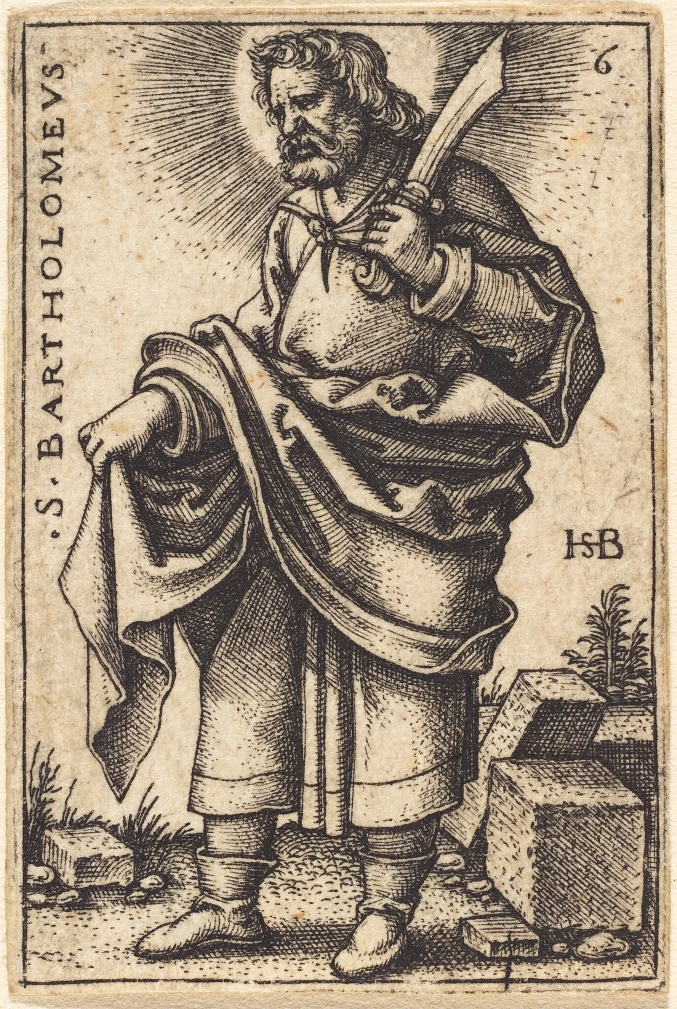 Saint Bartholomew, detail