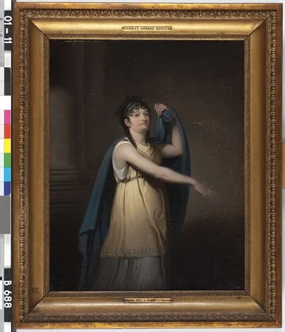 Joanna Cornelia Ziesenis, née Wattier, as Epicharis in the Play of that name by G M J B Legouvé, detail