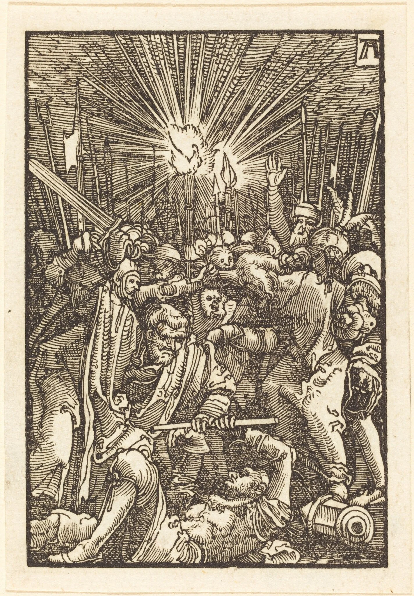 The Arrest of Christ, detail