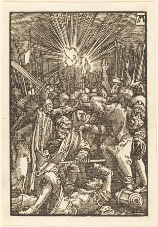 The Arrest of Christ, by Albrecht Altdorfer, ink, 1513