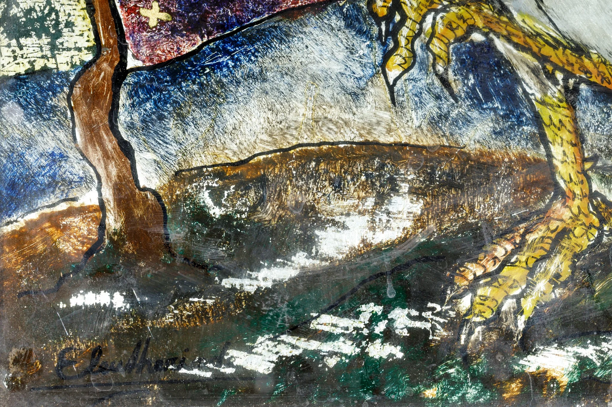 GĂINA CU OUĂLE DE AUR, detail