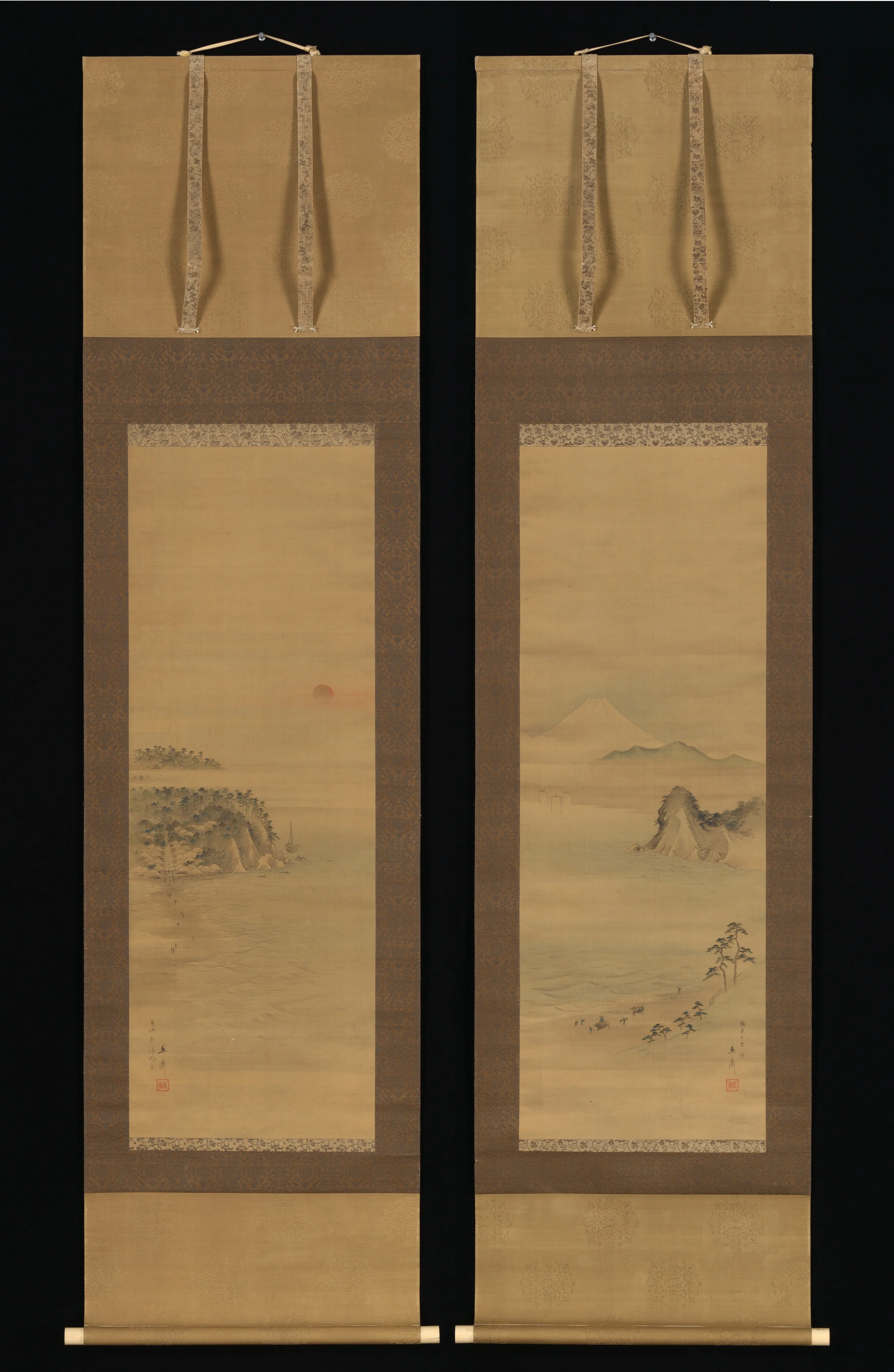 Shichirigahama and Enoshima, detail