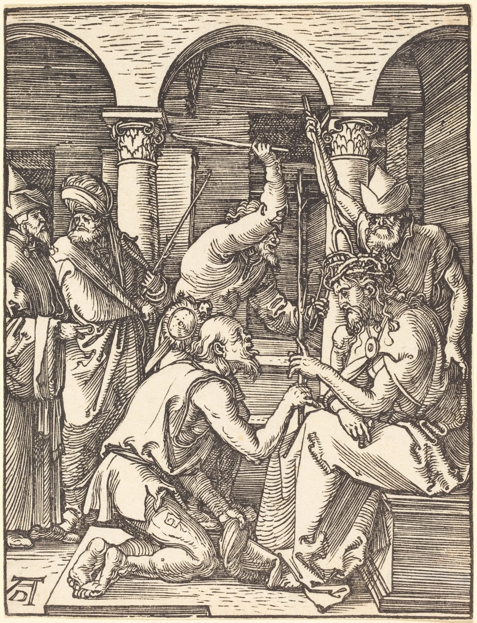 Christ Crowned with Thorns, detail