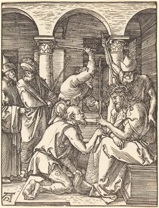 Christ Crowned with Thorns, by Albrecht Dürer, ink, 1510