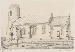 Gresham Church, by John Sell Cotman, 1800
