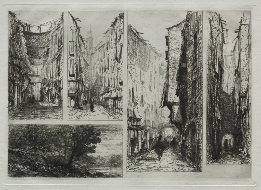 Bordeaux, by Maxime Lalanne, 1870