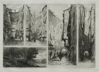 Bordeaux, by Maxime Lalanne, 1870