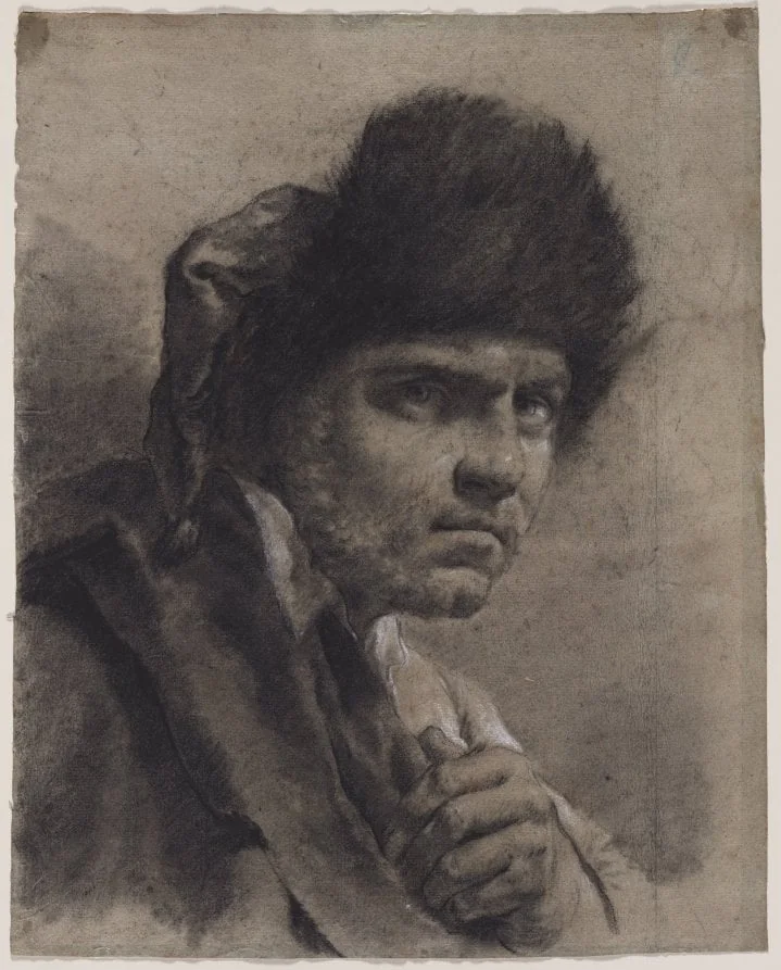 Man with a Fur Cap, detail