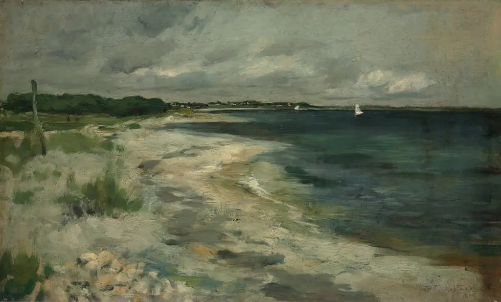 Storm Clouds, by John Henry Twachtman, oil, 1890