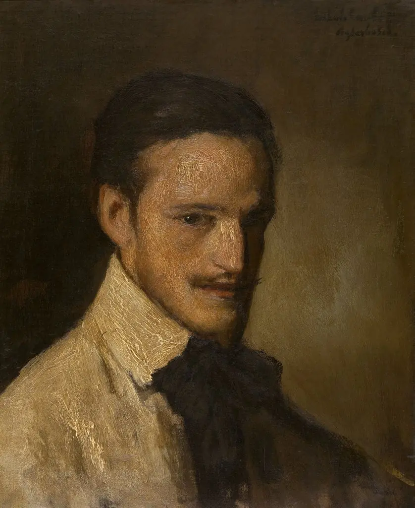 The Painter William A. Sherwood, by Jakob Smits, oil, 1901