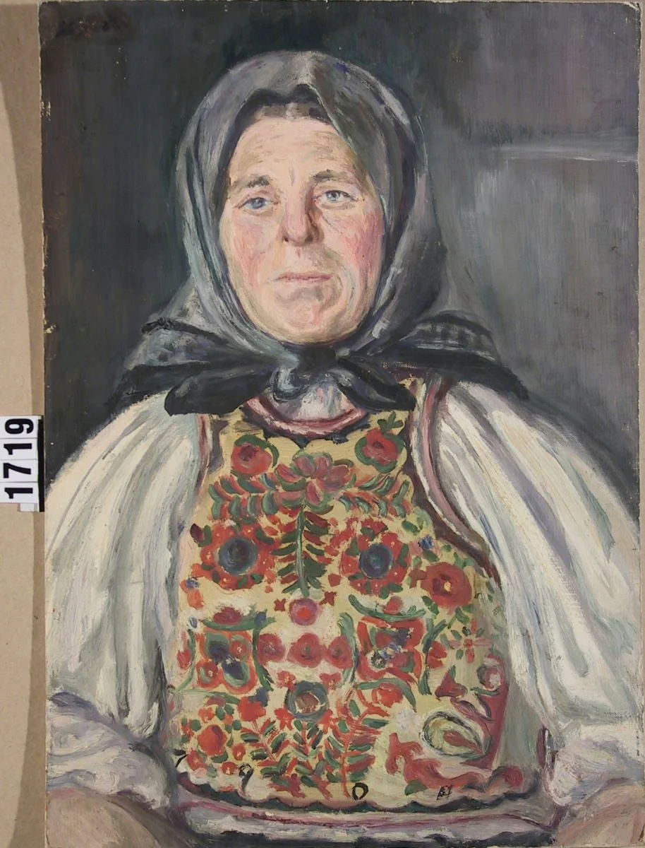 Țărancă săsoaică, detail