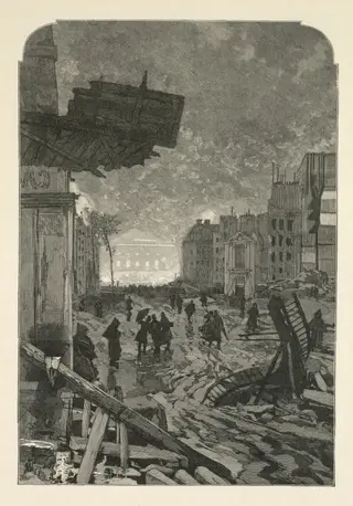 Demolition, by Daniel Urrabieta Vierge, 1869