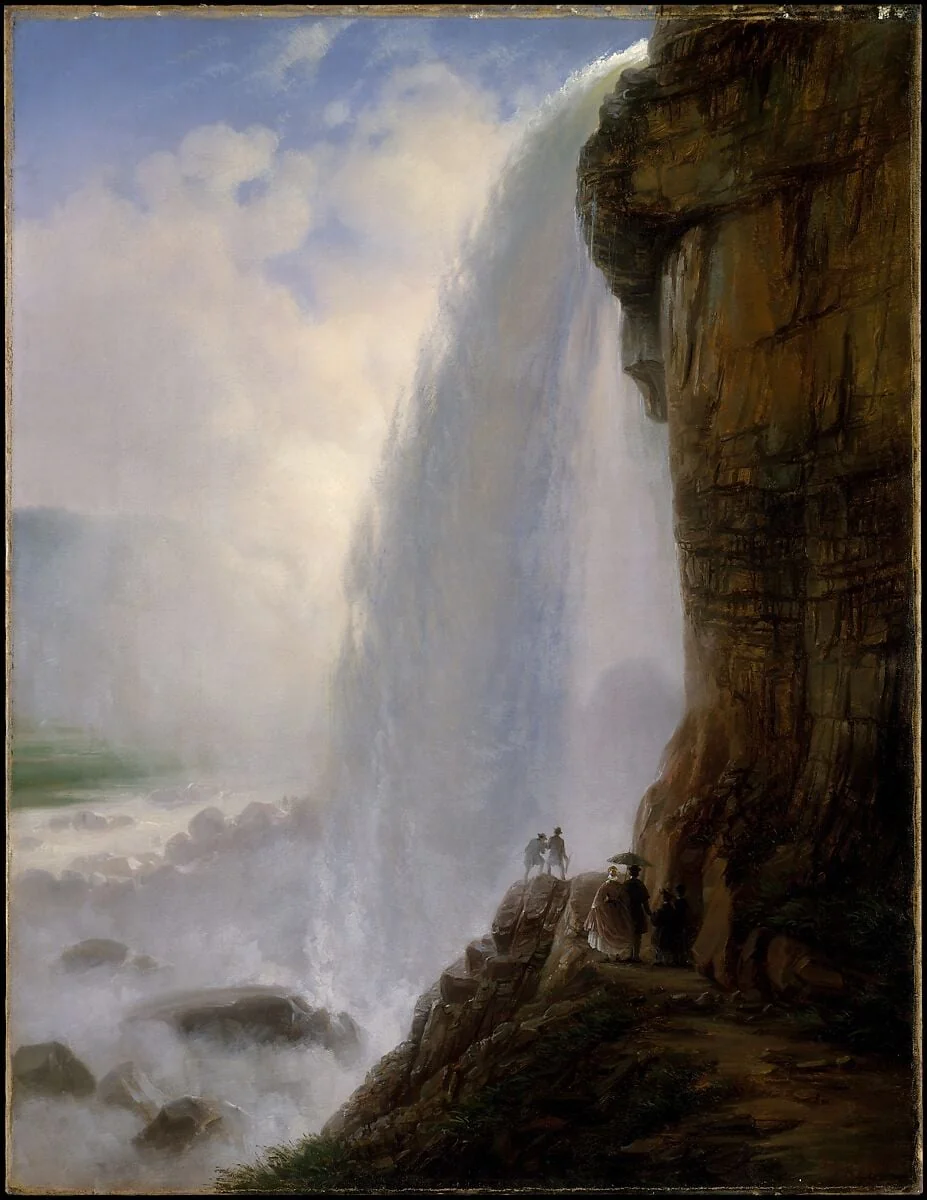Underneath Niagara Falls, detail
