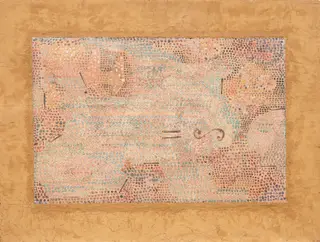 Equals Infinity, by Paul Klee, oil, 1932