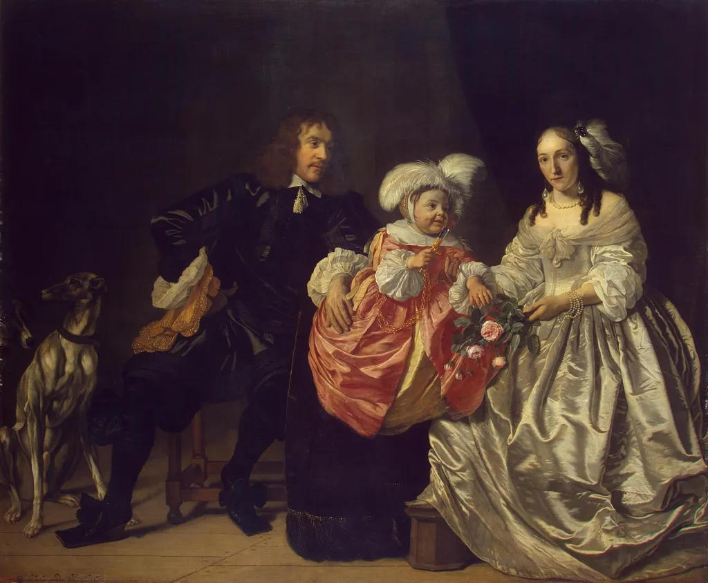 Family Portrait, by Bartholomeus van der Helst, oil, 1652