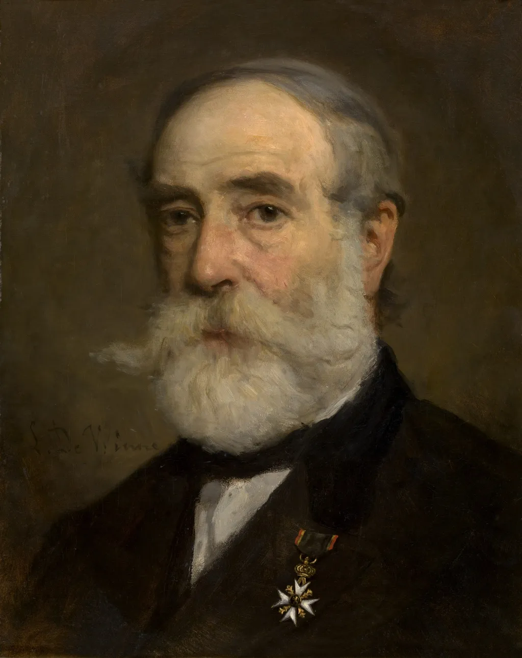 Captain Van de Woestijne, by Lievin de Winne, oil, 1860