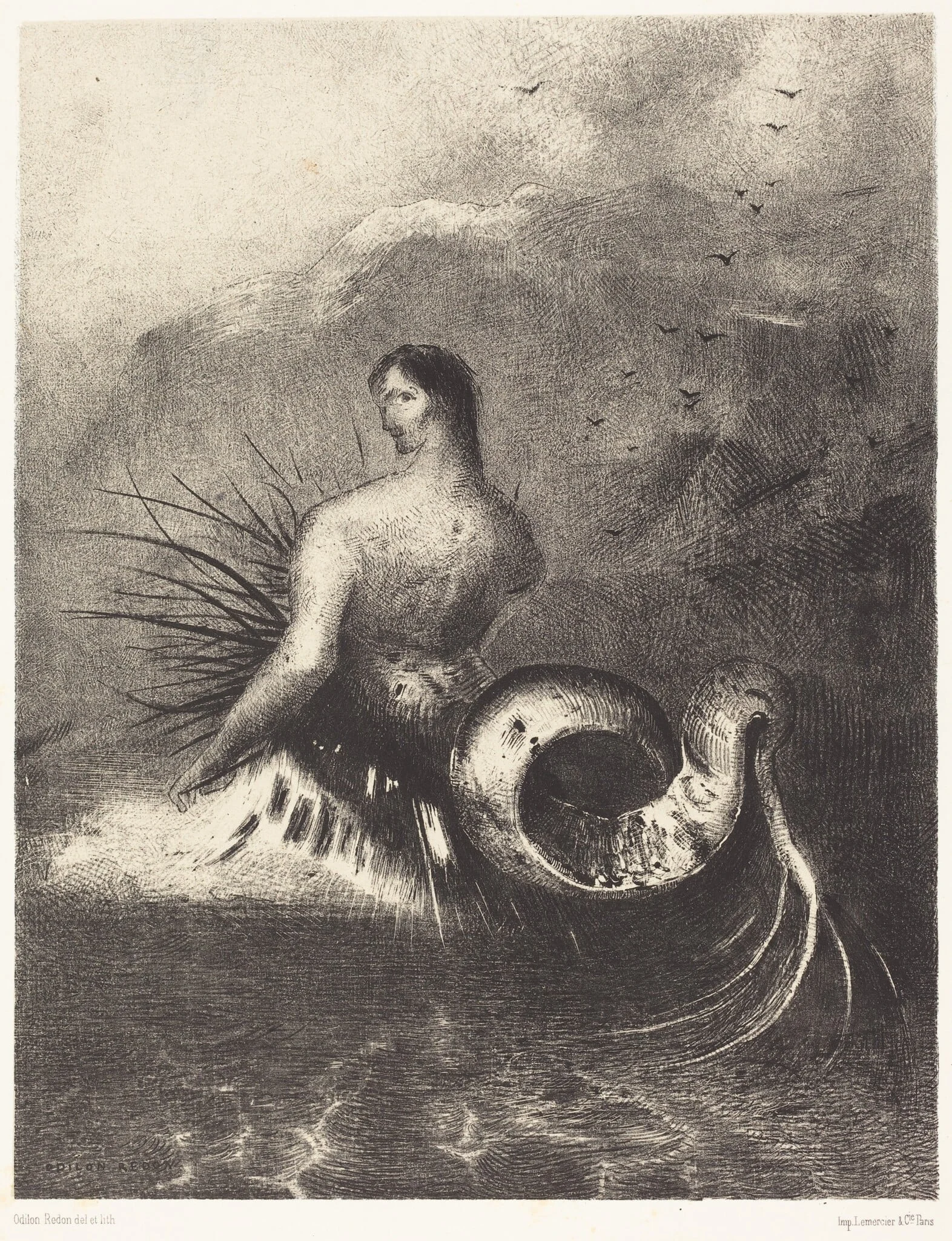 La sirene sortit des flots vetue de dards (The Siren clothed in barbs, emerged from the waves, detail