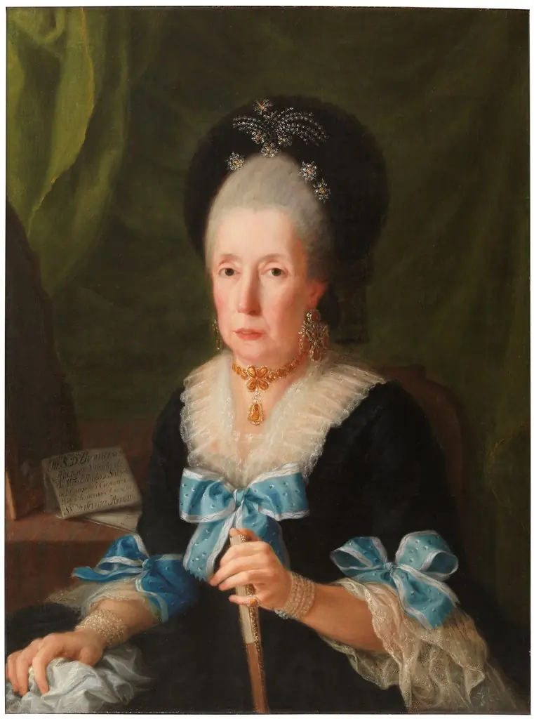 Tomasa de Aliaga, widow of Manuel Pablo Salcedo, by Antonio Carnicero, oil, 1794