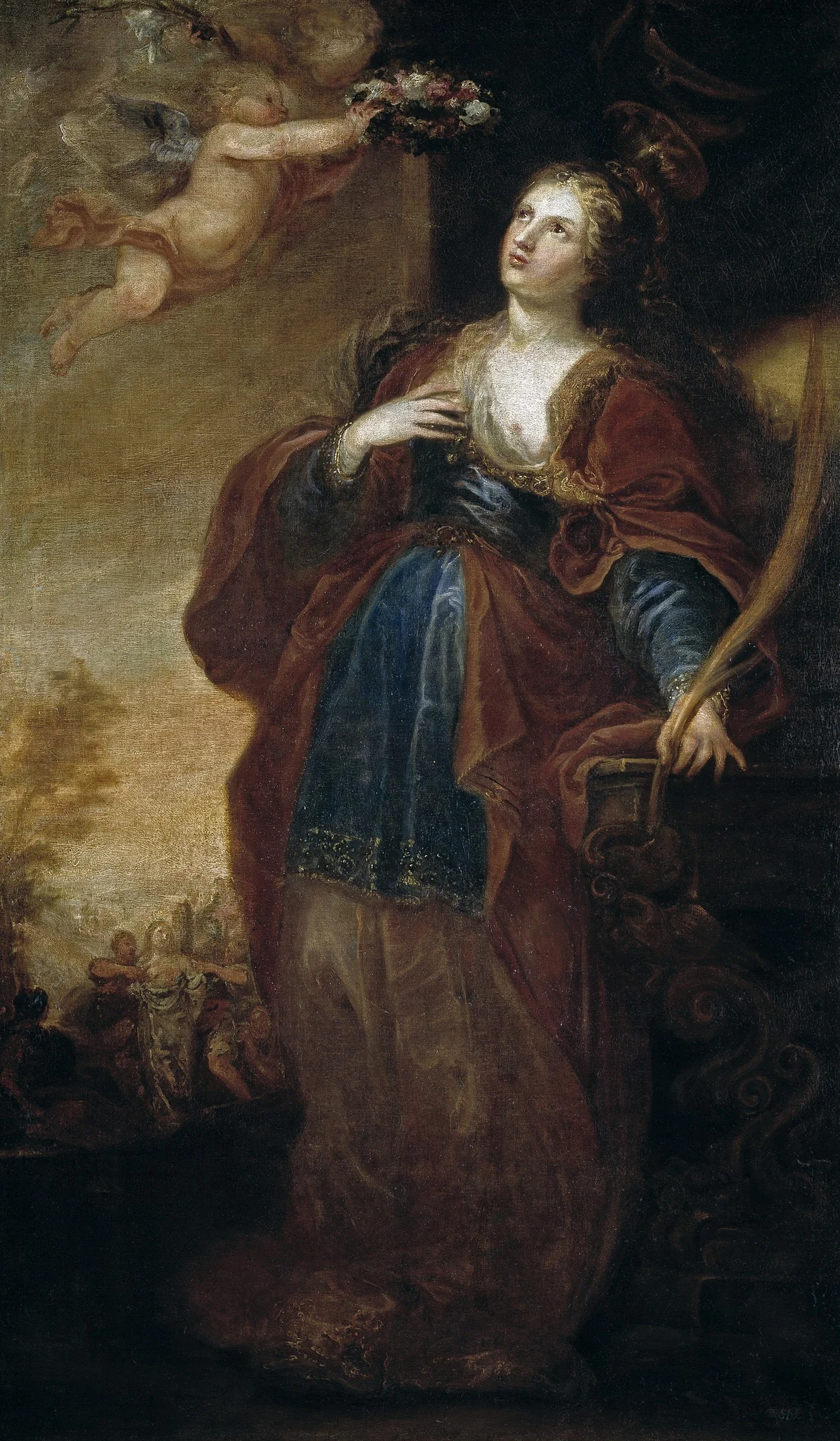 Santa Águeda, detail