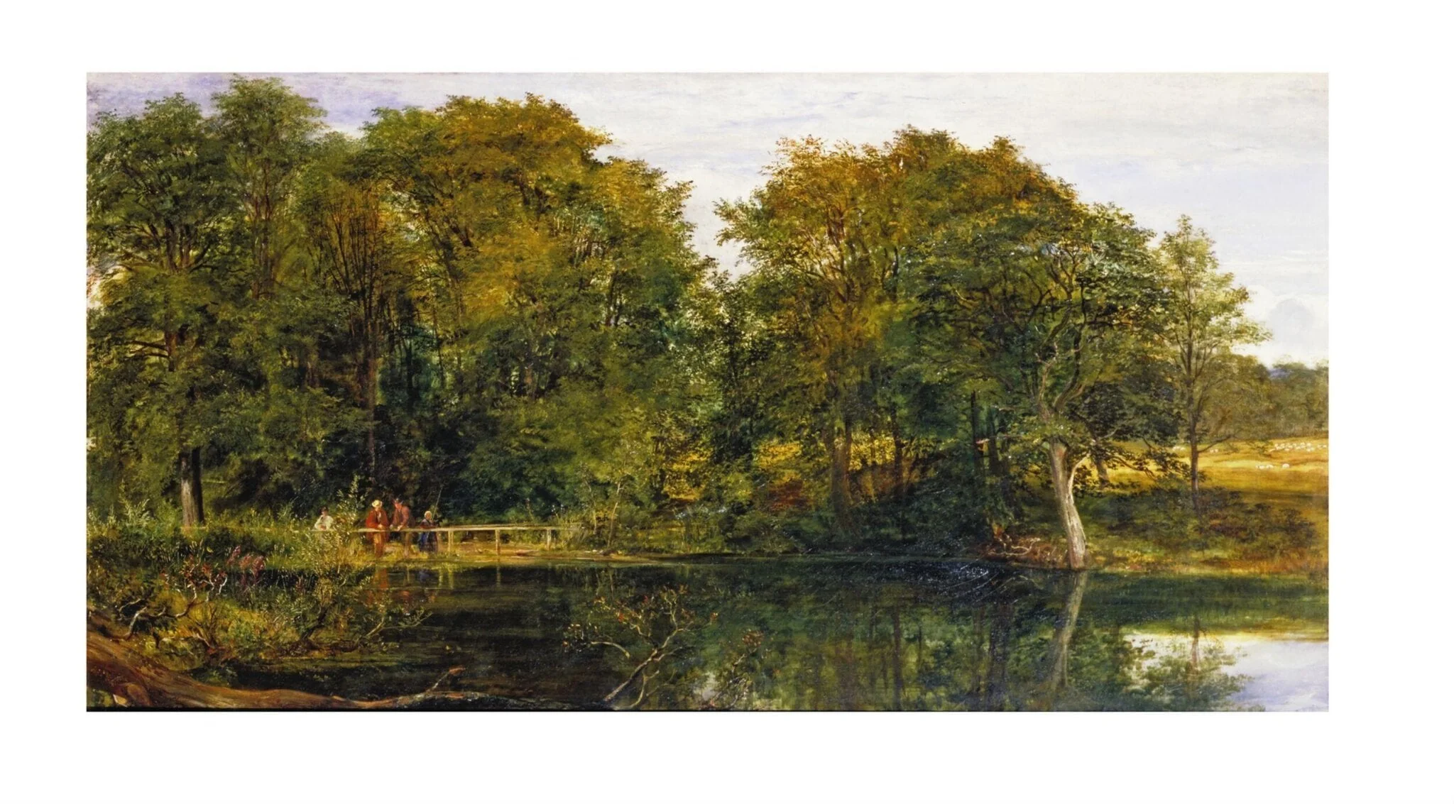 The Stream at Rest, detail