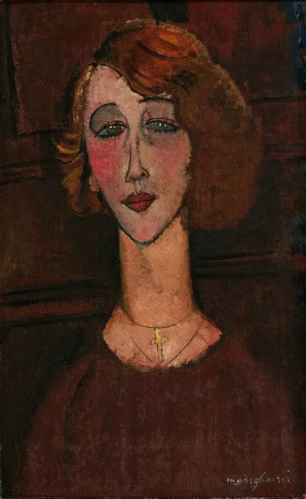 Renée, by Amedeo Modigliani, oil, 1917