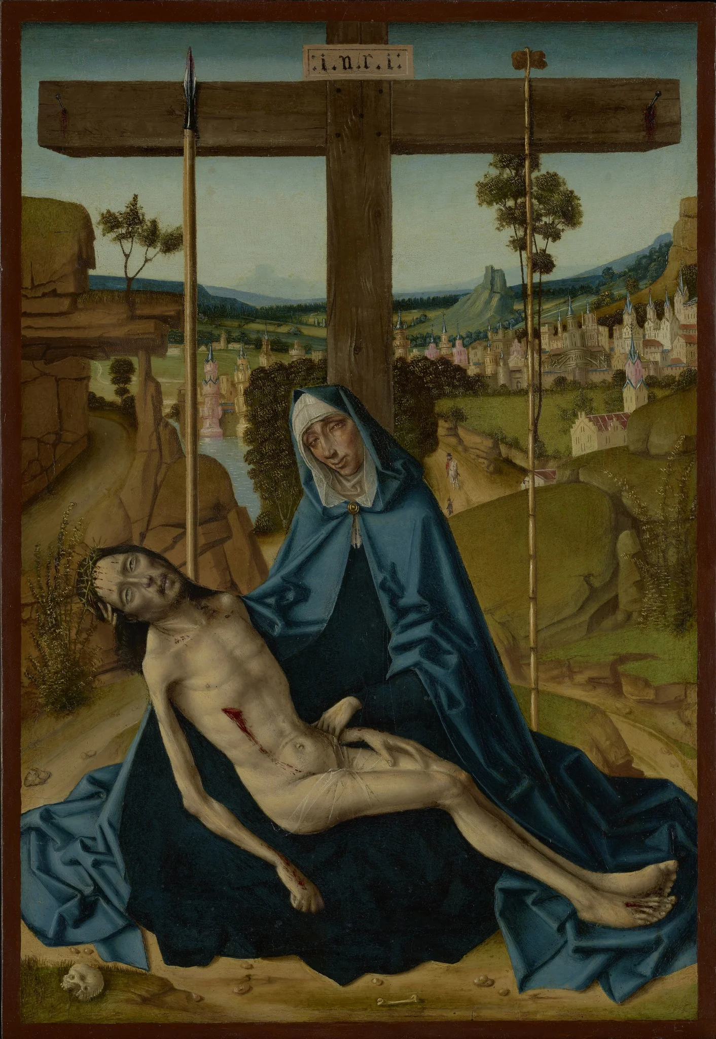 Pietà, detail
