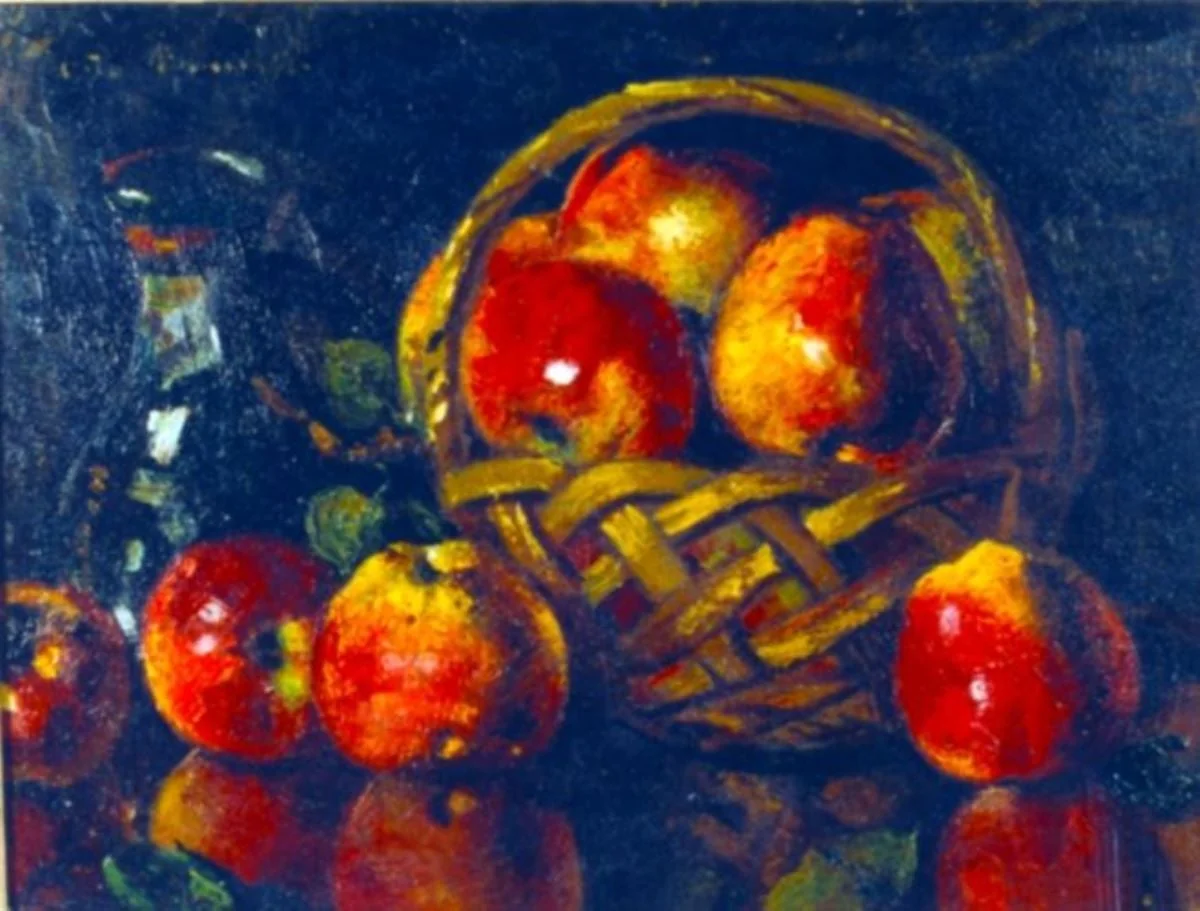 Natură statică cu mere, detail