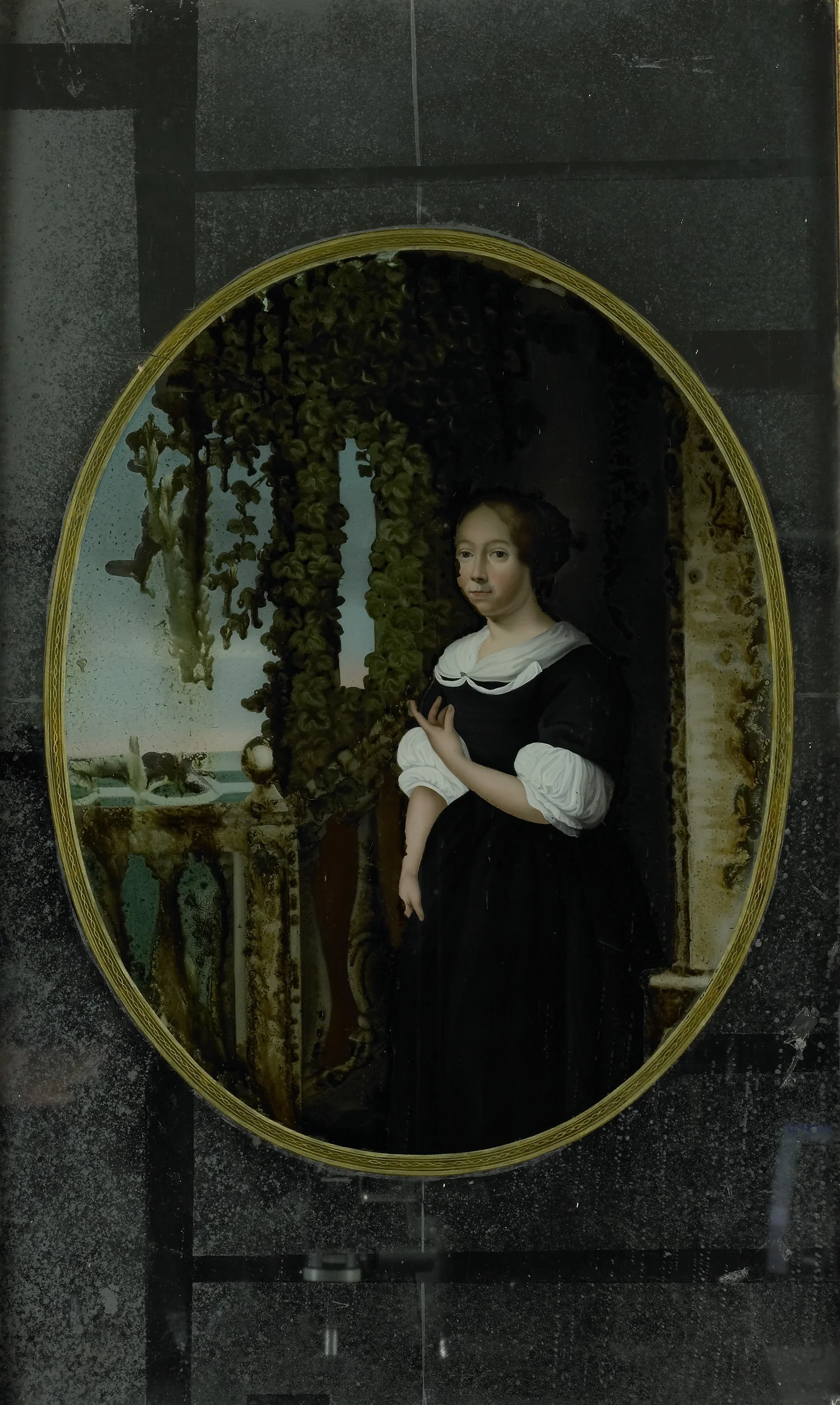 Portrait of a Woman in 17th-century Clothing, detail